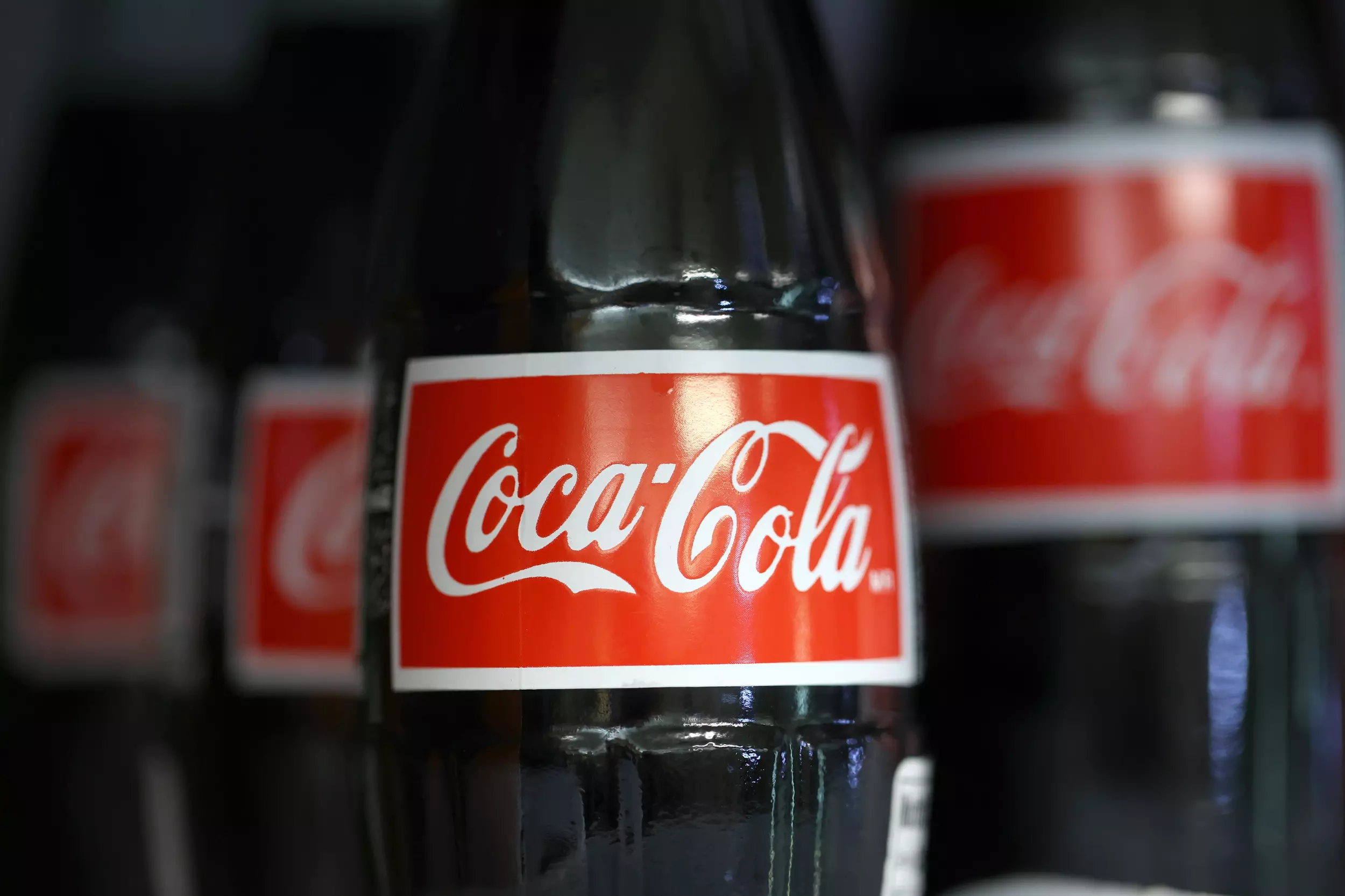 Coca-Cola Script Denim Baseball Cap with Bottle Opener