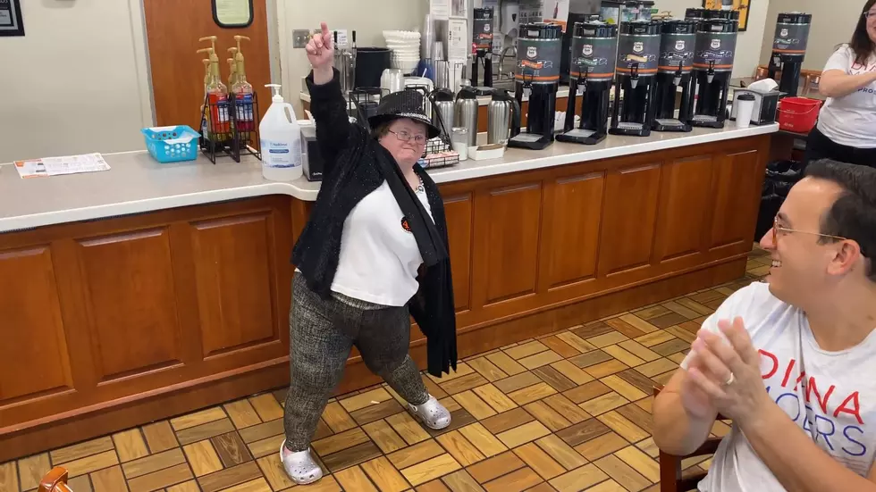 Indiana Woman Brings Happiness to Coffee with a Cop with Smooth Dance Moves [WATCH]