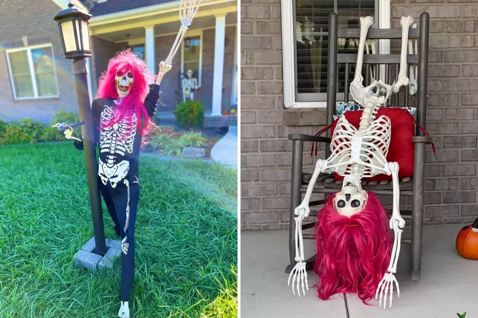 Fun-Loving Halloween Skeleton Living Her Best Life in Evansville