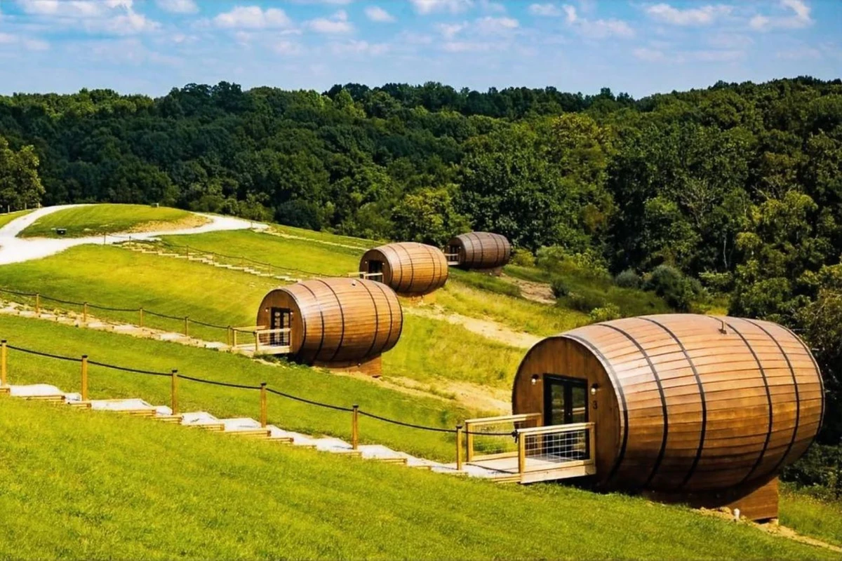 Kentucky Retreat Offers Unique Stay with Bourbon Barrel Cabins