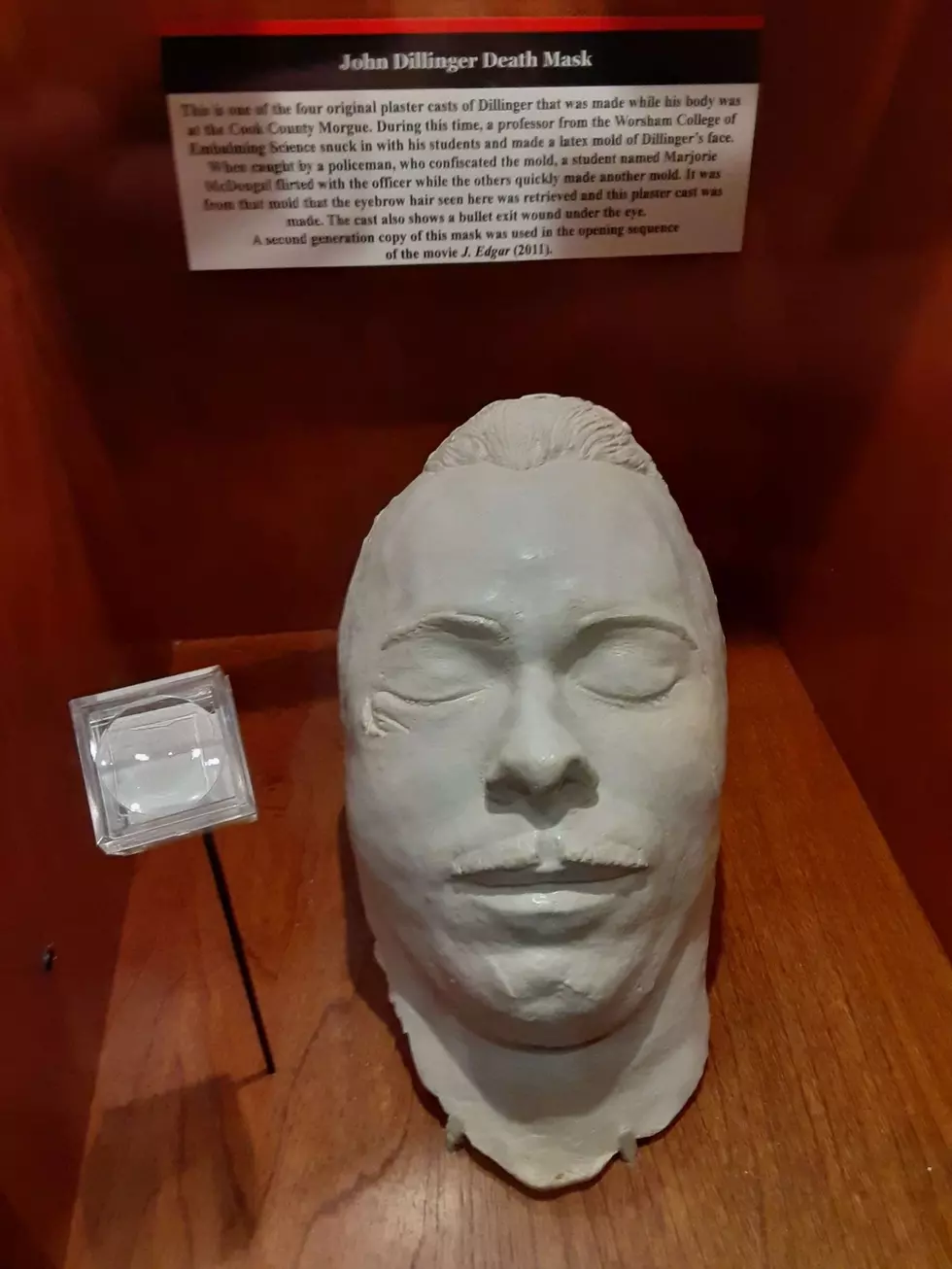 Tennessee Museum Displays John Dillinger’s Eerie Death Mask