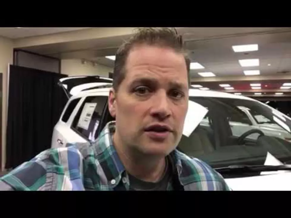 Kevin and OIivia At The Iowa/Illinois Auto Show