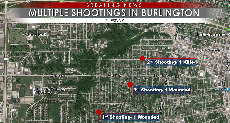 One Dead, Two Wounded in Multiple Burlington Shootings