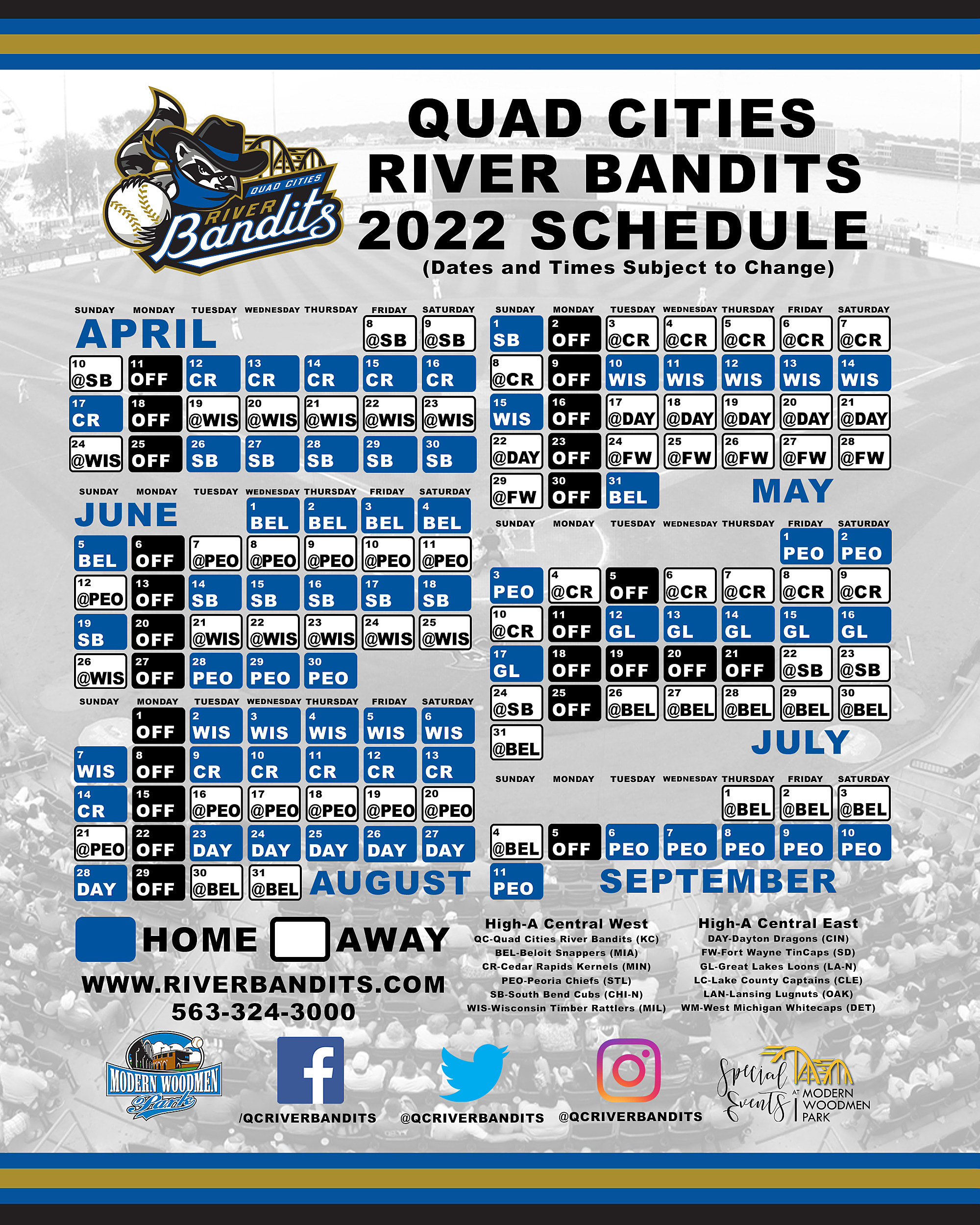 River Bandits release 2024 schedule