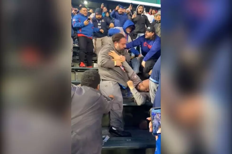 VIDEO: Cubs Fans Get Into CRAZY Fight In Wrigley Field Bleachers