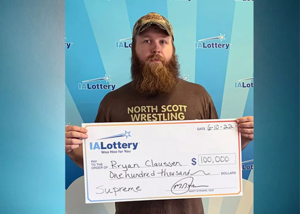 Eldridge Man Wins $100,000 in Lottery Scratch-Off