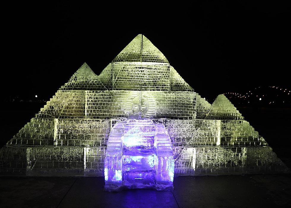 Beautiful Ice Sculpture Displays Return To Eastern Iowa Riverfront