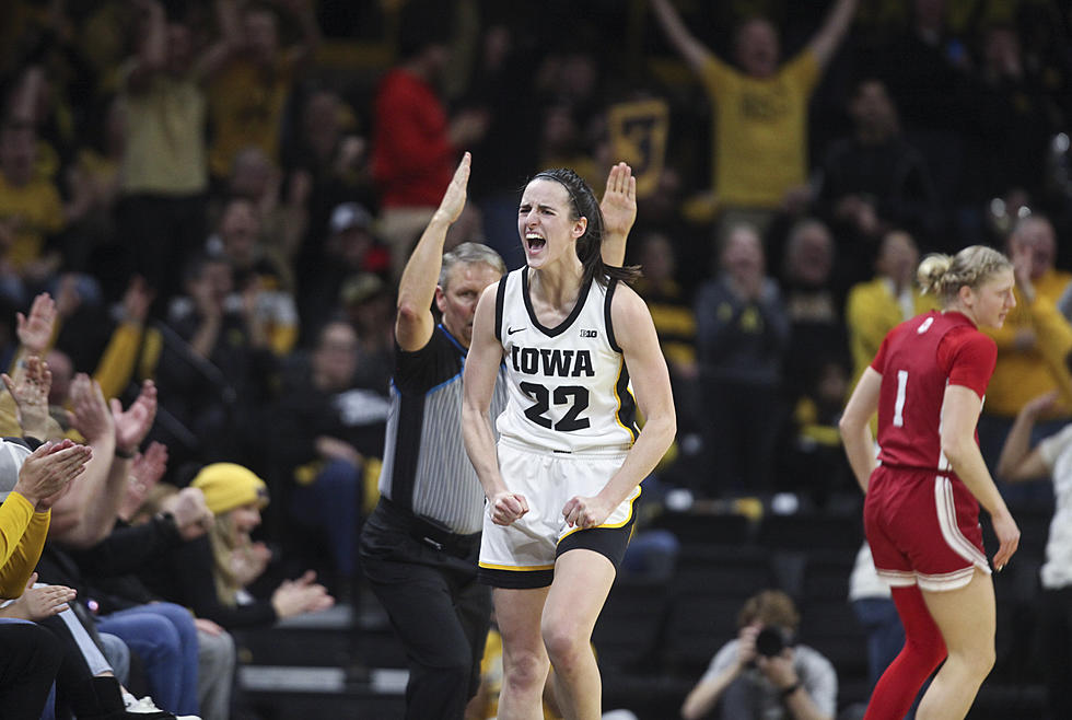 Iowa&#8217;s Caitlin Clark Literally Stuck In Hawkeye History