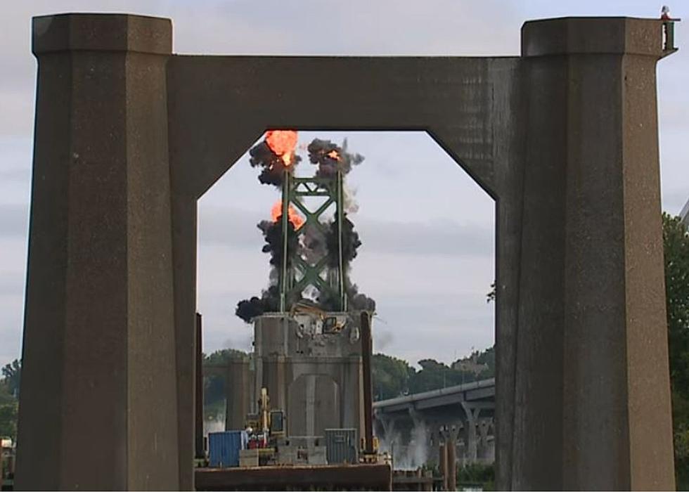 One Of The Final Old I-74 Bridge Pieces Will Be Exploded Soon