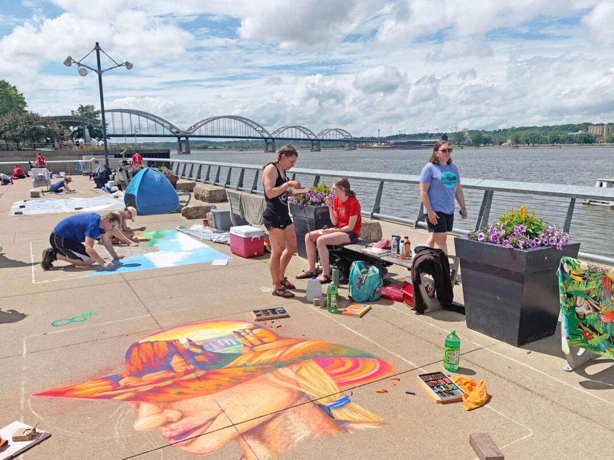 Awesome Annual Chalk Art Fest Returns To Park In Illinois