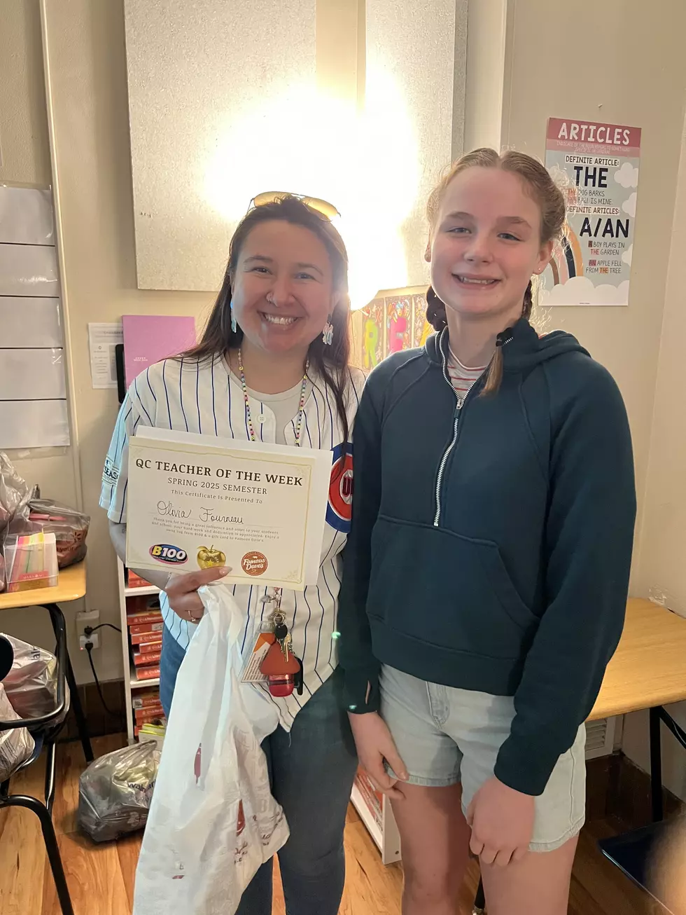 QC Teacher of the Week Spring 2025