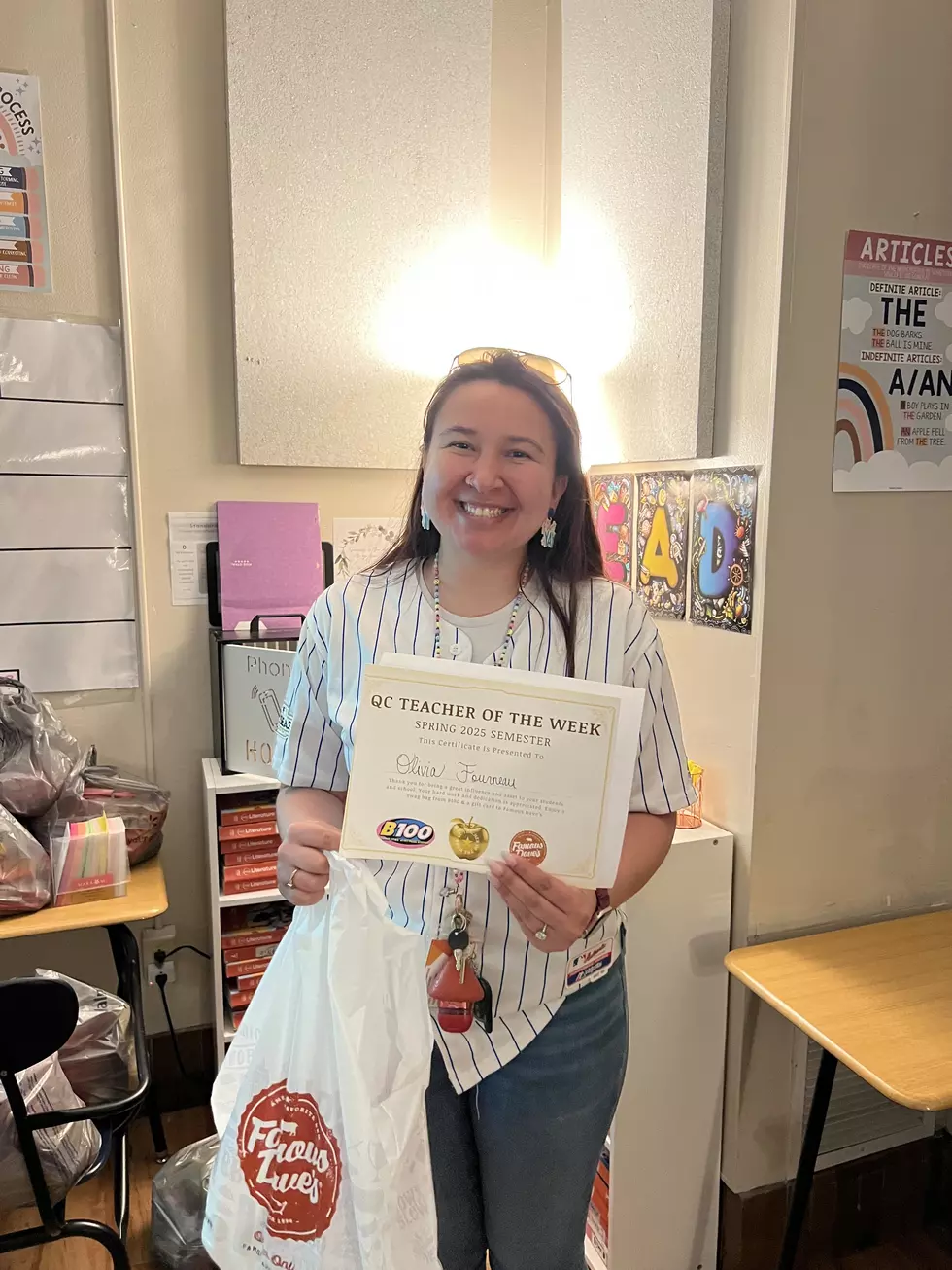 QC Teacher of the Week Spring 2025