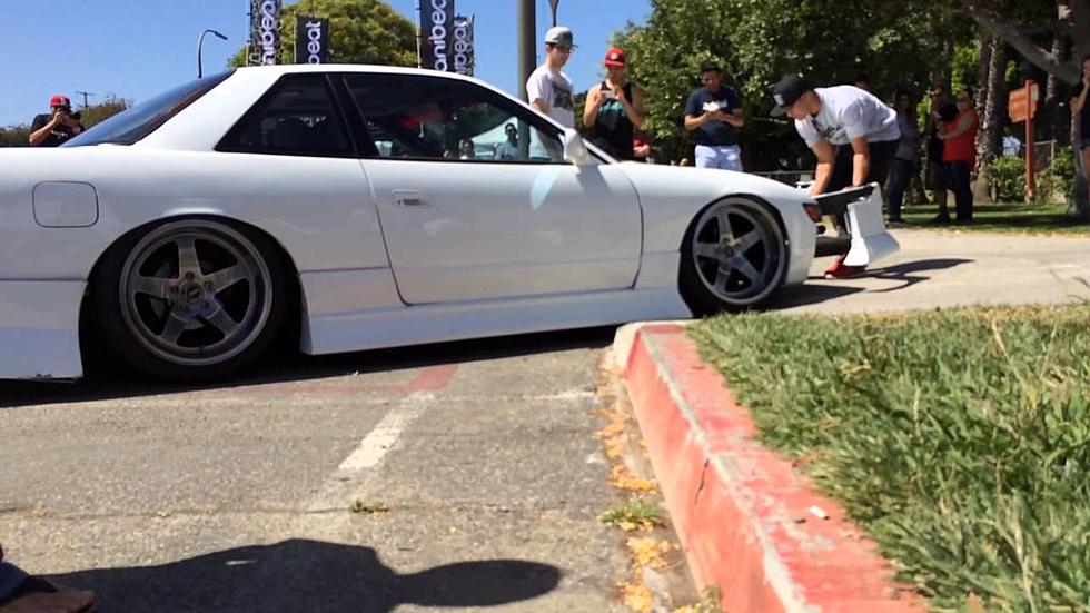 Lowered Car Removes Its Own Body Kit