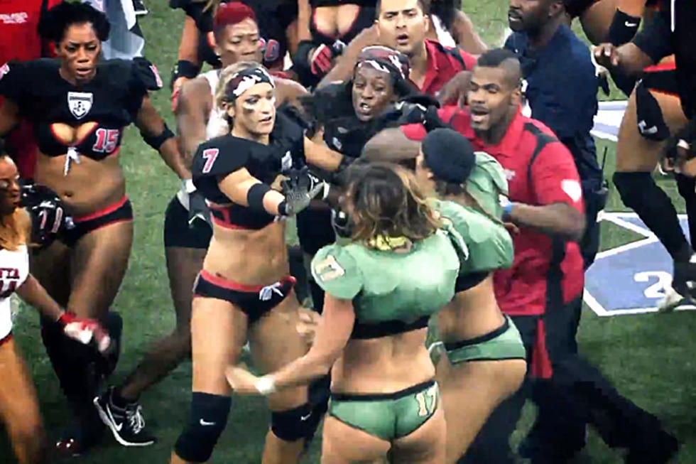 There Was a Huge Brawl After a Lingerie Football League Playoff Game