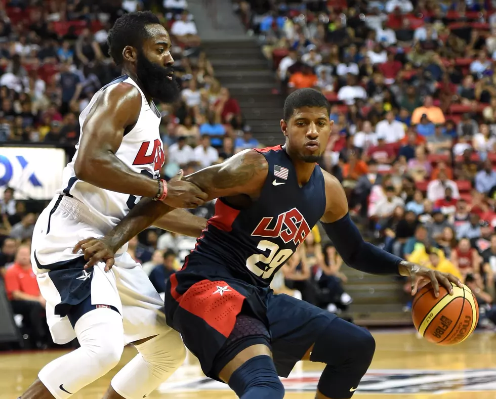 Paul George of the Indiana Pacers Broke His Leg