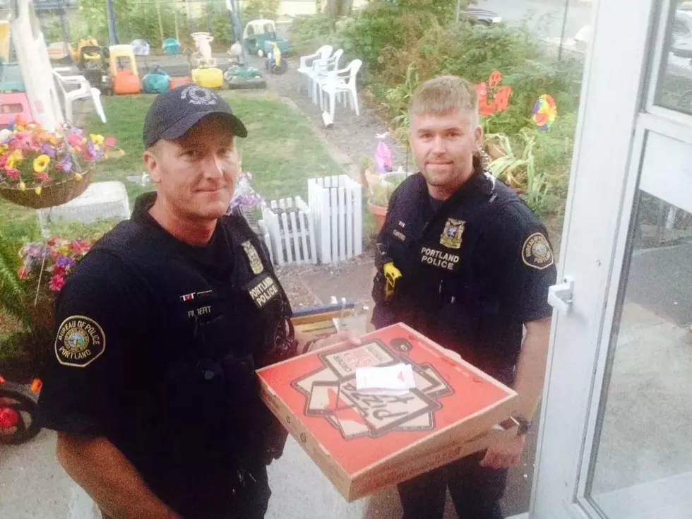 Portland Police Protect and Serve Pizza After Crash