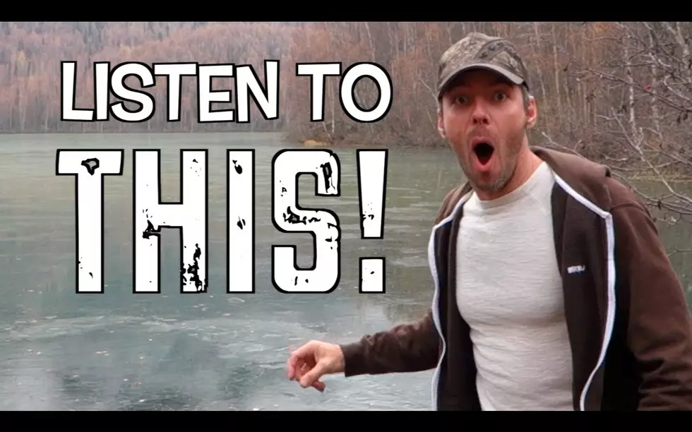 Guy Skips a Rock Across a Frozen Lake and Discovers the &#8220;Coolest Sound Ever&#8221;