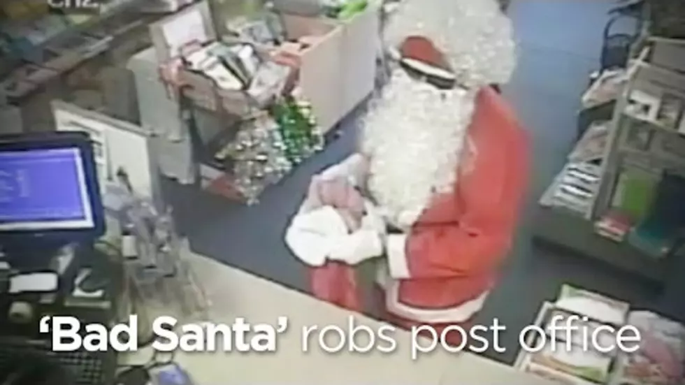 Santa Claus Was Caught on Camera Robbing a Post Office