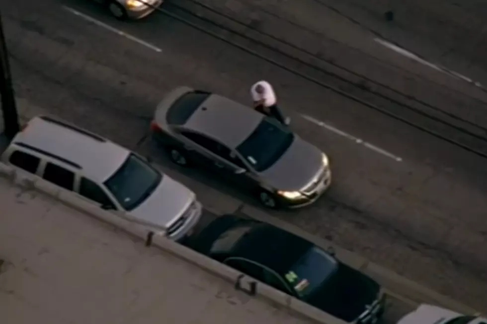 Aerial Footage Shows Carjacking in L.A.