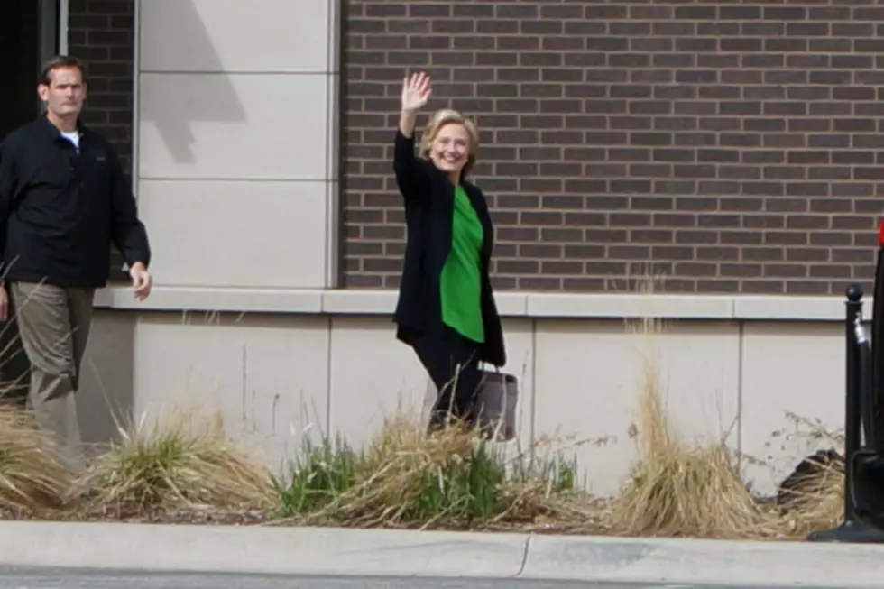 Hillary Clinton Stayed Overnight in Davenport on Her 2016 Presidential Campaign Run Through Iowa