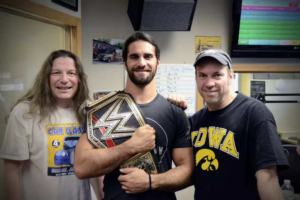 WWE Heavyweight Champion Seth Rollins in Studio with Dwyer and Michaels