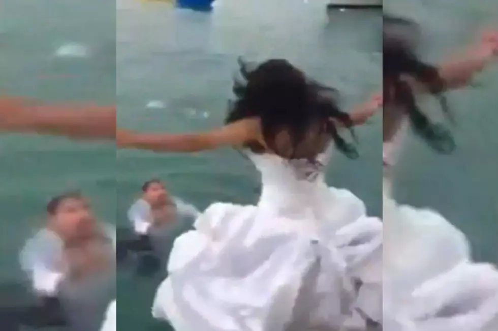 Trash the Dress Stunt Nearly Turns Fatal