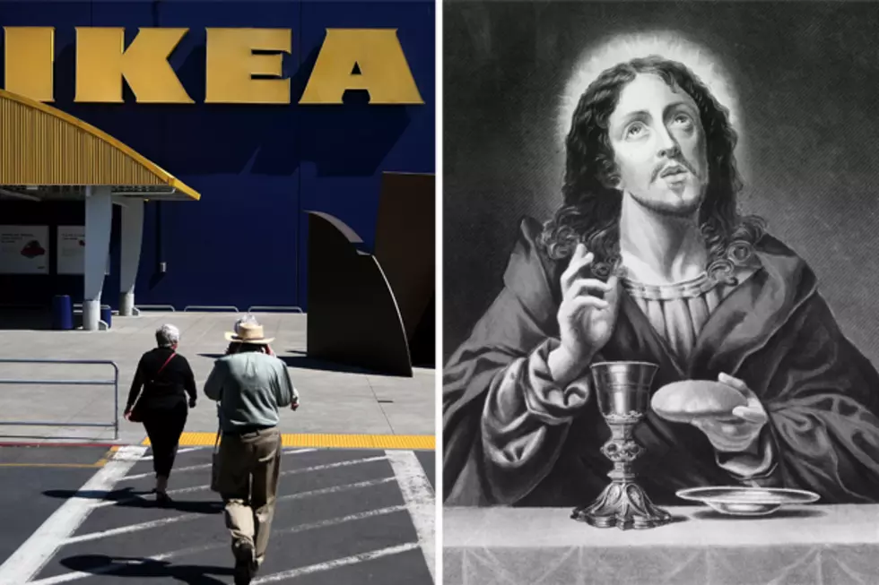 IKEA Shopper Sees Jesus in Toilet Door, Reminded to Zip Fly