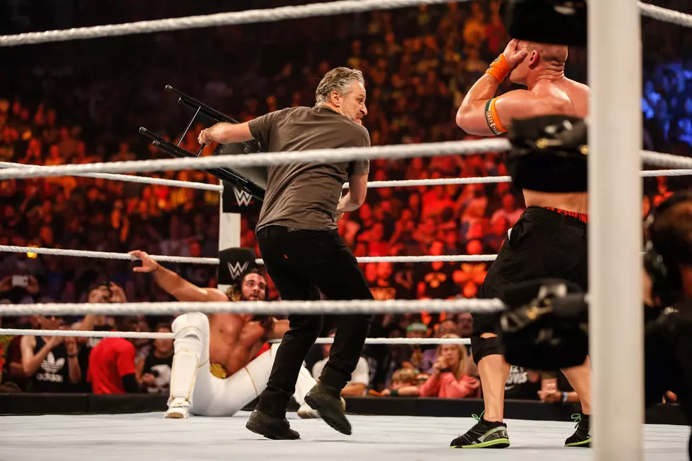 Jon Stewart Hit John Cena with a Chair at SummerSlam