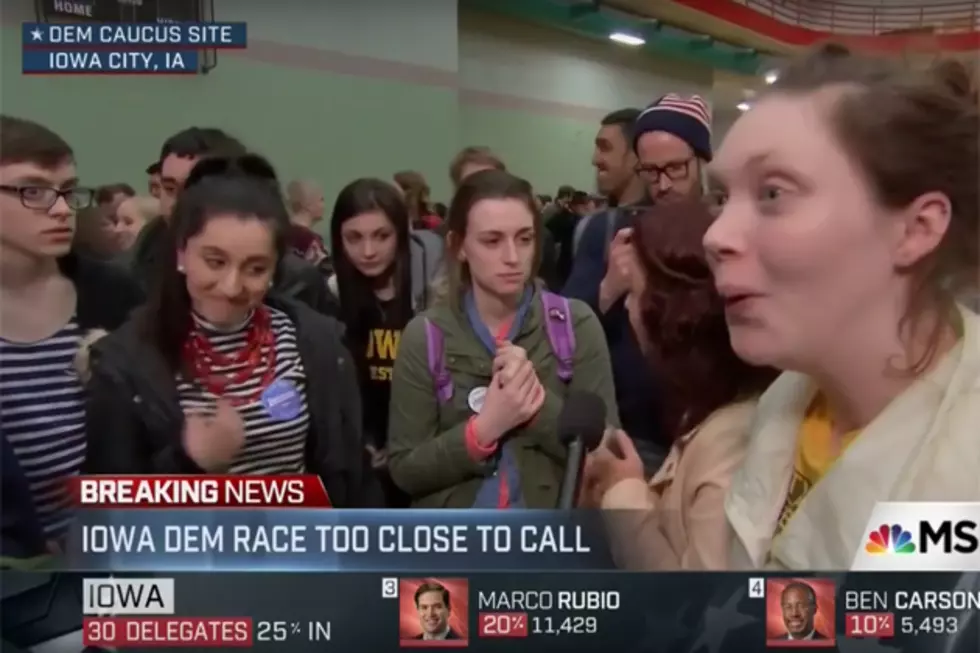 Young Iowa Voter Drops F-Bomb on MSNBC