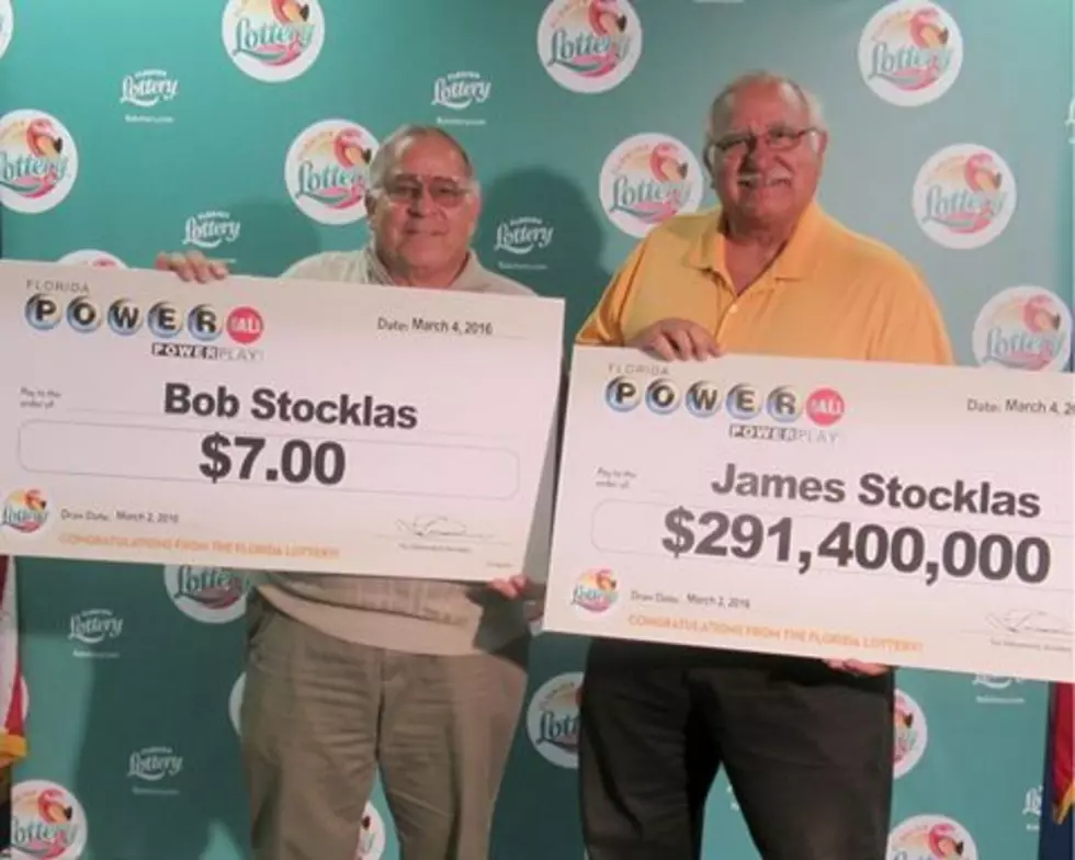 Brothers Win Lottery, Total Jackpot $291,000,007