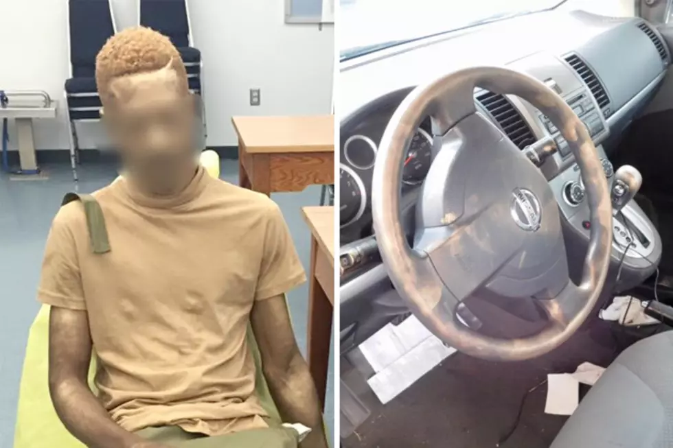Gold-Painted Driver Arrested After Hitting Three Cars