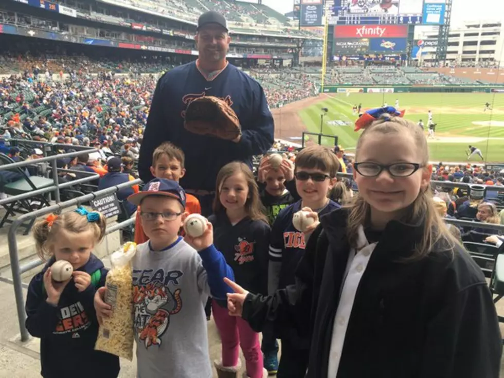 Tigers Fan Catches Five Foul Balls in a Single Game, Gives Them All to Kids
