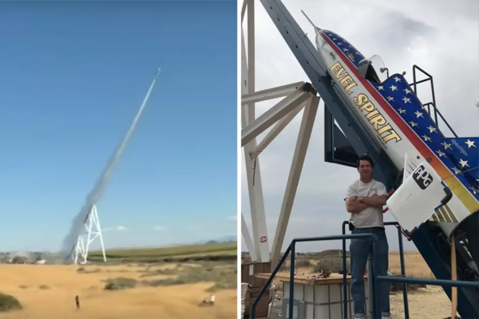 Stuntman Completes Evel Knievel&#8217;s Snake River Canyon Jump