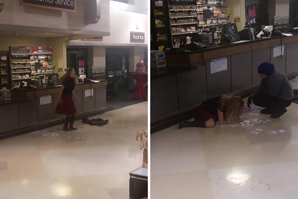Woman Freaks Out Spectacularly in Grocery Store