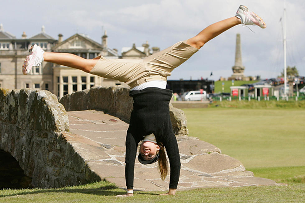 Substitute Teacher Does Cartwheel For Class in Dress With No Underwear