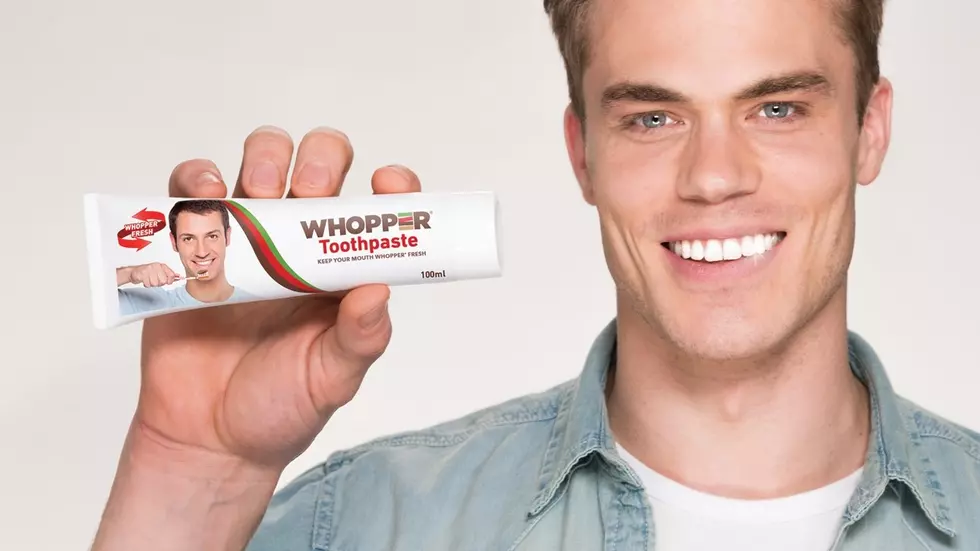 Burger King Created Whopper-Flavored Toothpaste in Time For April Fool&#8217;s Day