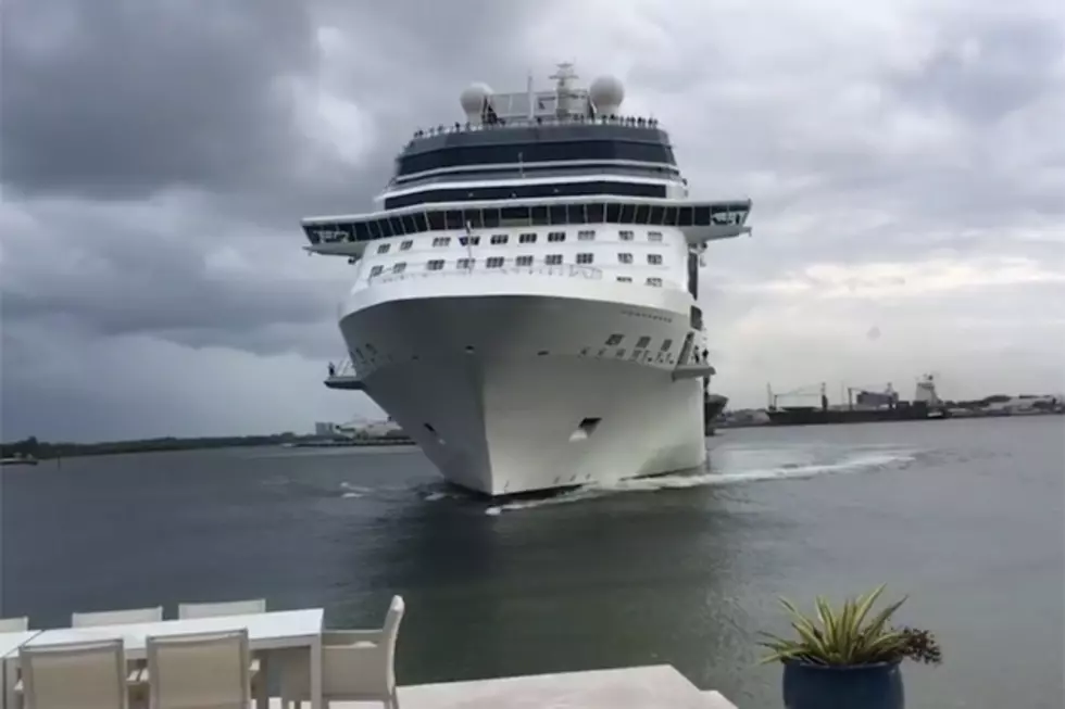 Cruise Ship Comes Frighteningly Close to Coastal Florida Home