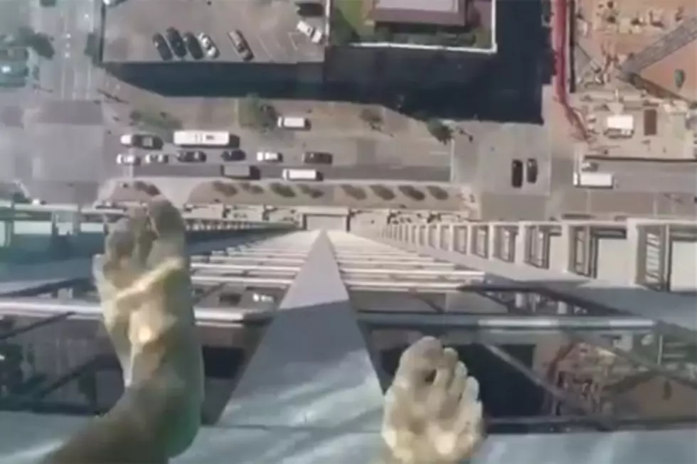 Glass-Bottom Sky Pool Suspends Swimmers 40 Stories in the Air