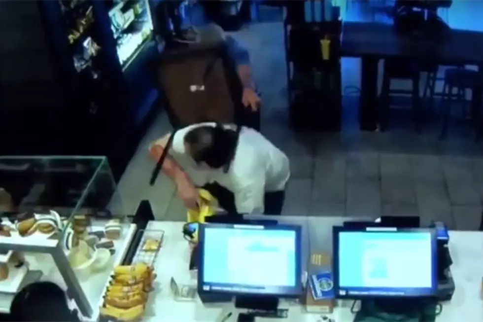 Armed Robber Stopped When Customer Smashes Him With a Chair