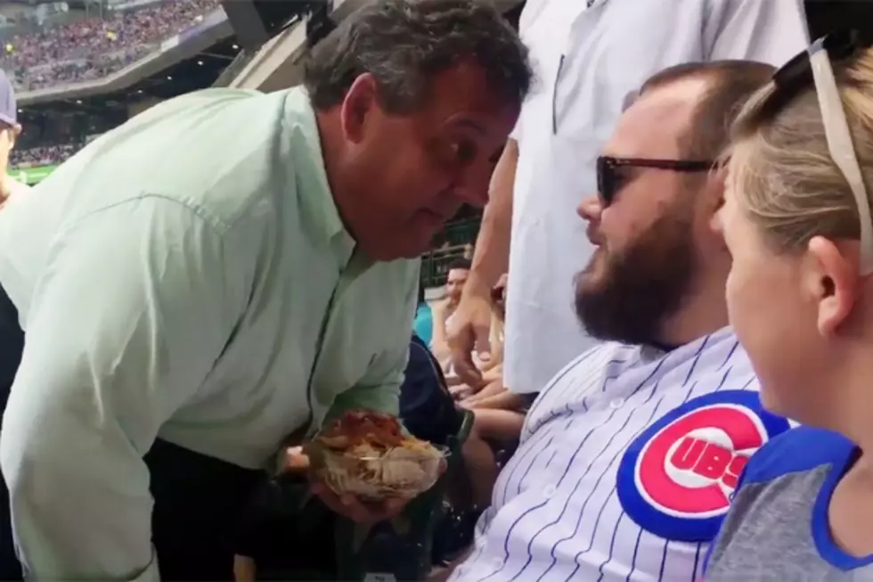 Governor Chris Christie Confronts Heckling Cubs Fan