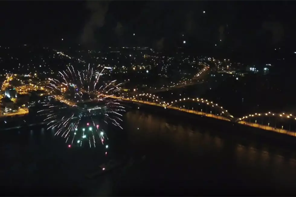 Drone Footage Shows Bird&#8217;s-Eye View of Red, White, &#038; Boom