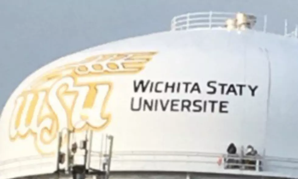 Wichita State University Misspells Two Out of Three Words on Water Tower