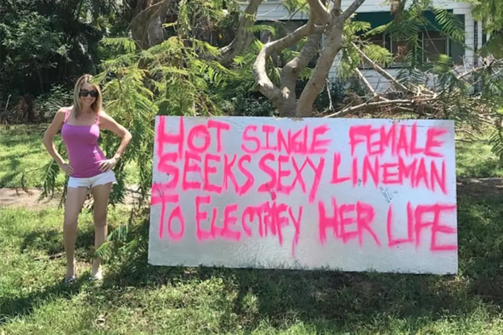 Powerless Florida Woman Gets Help After Hurricane Irma by Posting &#8220;Hot and Sexy&#8221; Sign