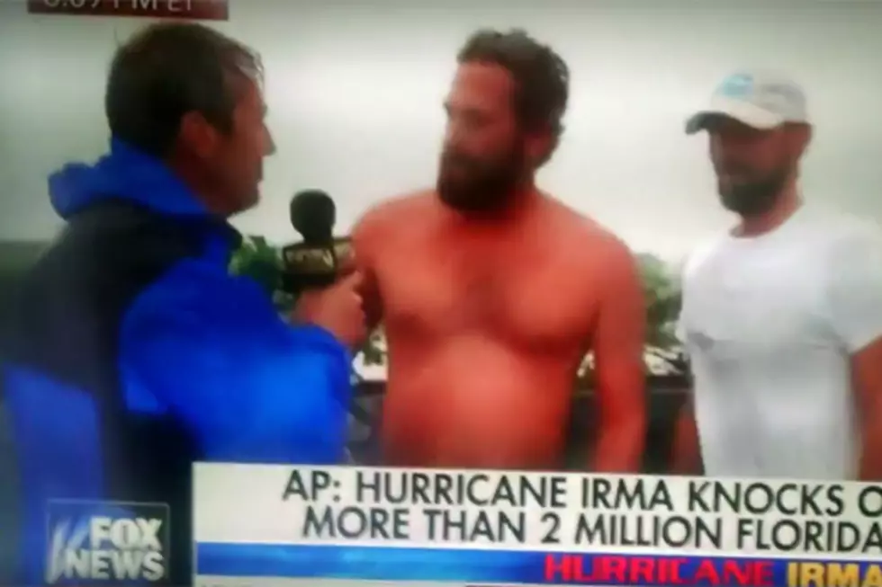 Reporter Drops F-Bomb While Talking About People Riding Out Hurricane Irma