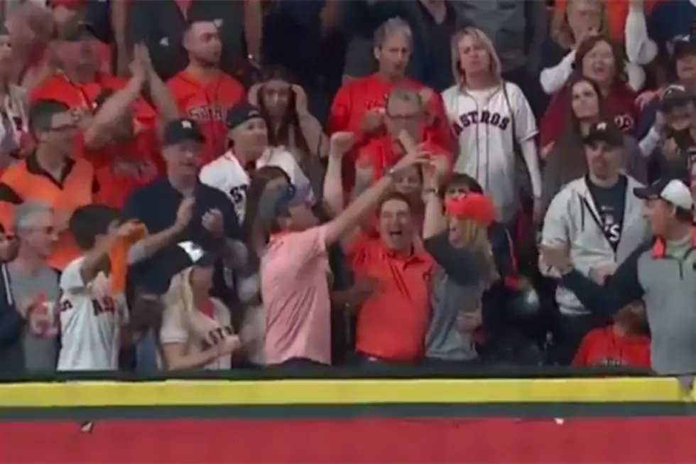 Astros Fan Steals World Series Home Run From Woman, Throws It On Field