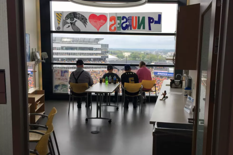 Seeing the Iowa Hawkeyes&#8217; Newest Tradition From Inside the Children&#8217;s Hospital