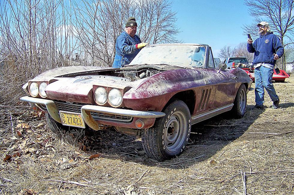 Extremely Rare Corvette Found After Iowa Barn Collapses