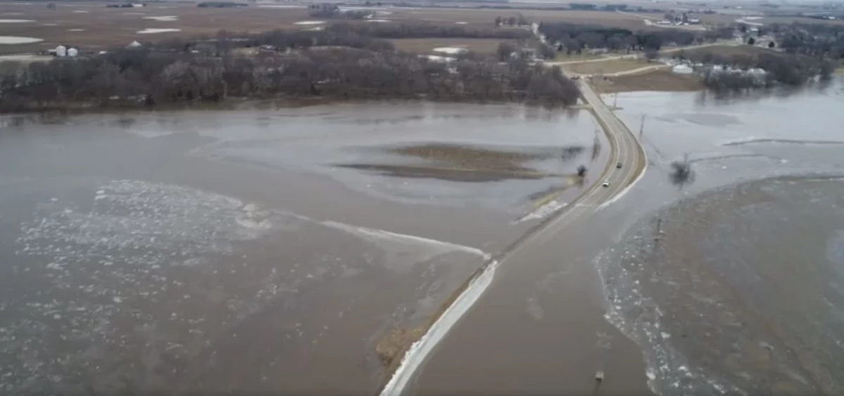 Drone Footage of Erie & Prophetstown Flood
