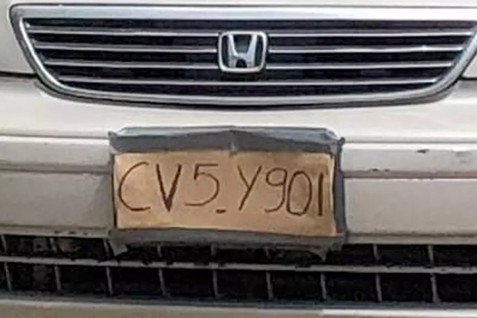 Texas Police Pull Over Car With Cardboard License Plate