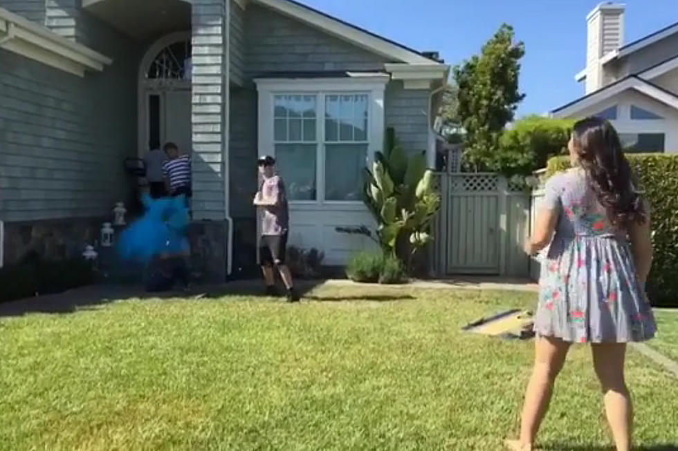 Gender Reveal Goes Wrong With Exploding Pitch to Face